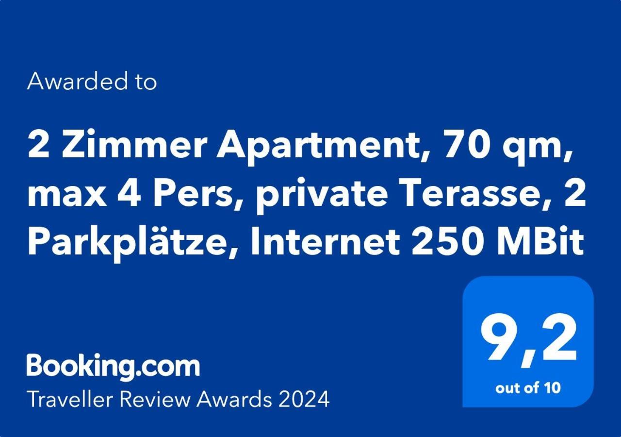 2 Zimmer Apartment, 70 Qm, Max 4 Pers, Private Terasse, 2 Parkplaetze, Internet 250 Mbit Gärtringen Eksteriør bilde